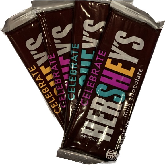 Hershey Limited Edition “ CELEBRATE SHE” Milk Chocolate Bars, Collection Of 4! - Picture 2 of 2